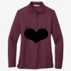 Women's Silk Touch Long Sleeve Polo Thumbnail