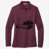 Women's Silk Touch Long Sleeve Polo Thumbnail