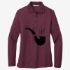 Women's Silk Touch Long Sleeve Polo Thumbnail