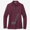 Women's Silk Touch Long Sleeve Polo Thumbnail